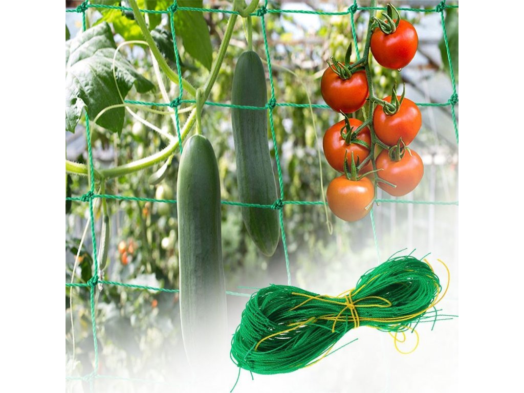 podporná sieťka na pestovanie uhoriek